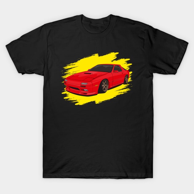 Mazda RX7 JDM T-Shirt by FungibleDesign